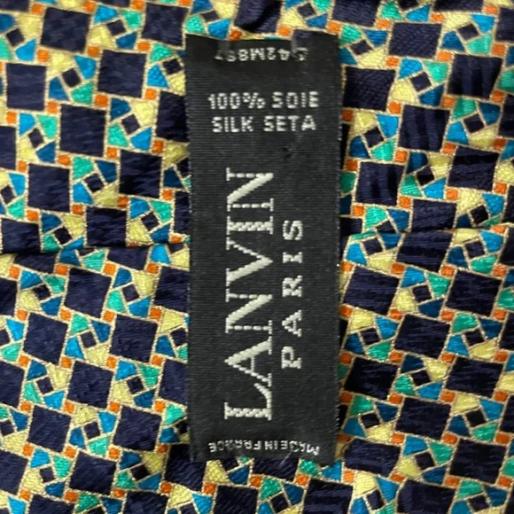 YSL & Lanvin Brand Tie Bundle - Picture 8 of 11